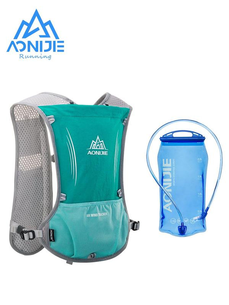 Unisex'S Adjustable Strap Sports Bag with 2L Water Bladder, Sporty Breathable Backpack & Water Bladder for Men & Women, Gym Bag, Sports Clothes Accessories, Golf Bag, Sports Backpack, Sports Bags for Hiking Camping Running