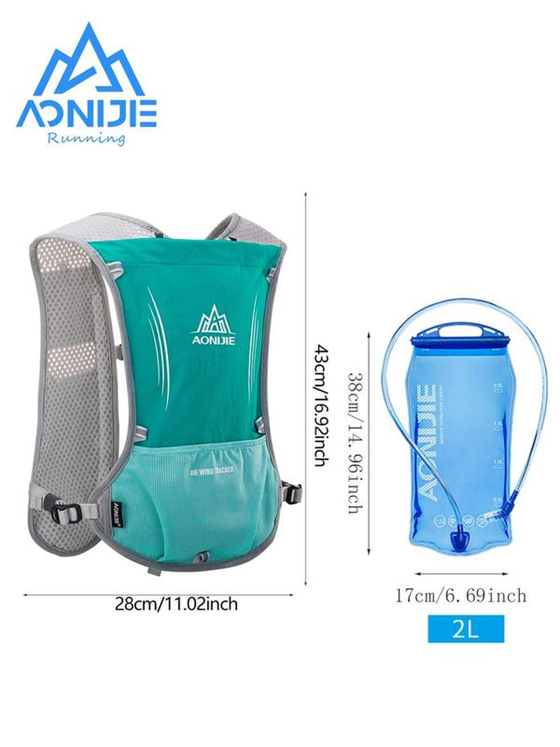 Unisex'S Adjustable Strap Sports Bag with 2L Water Bladder, Sporty Breathable Backpack & Water Bladder for Men & Women, Gym Bag, Sports Clothes Accessories, Golf Bag, Sports Backpack, Sports Bags for Hiking Camping Running