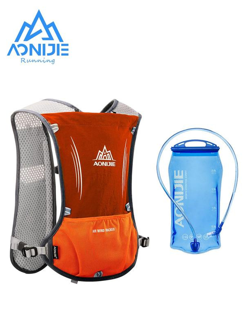 Unisex'S Adjustable Strap Sports Bag with 2L Water Bladder, Sporty Breathable Backpack & Water Bladder for Men & Women, Gym Bag, Sports Clothes Accessories, Golf Bag, Sports Backpack, Sports Bags for Hiking Camping Running